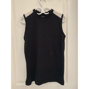 Hunt Club Black Sleeveless‎ Shirt Preshrunk Cotton Men’s Small